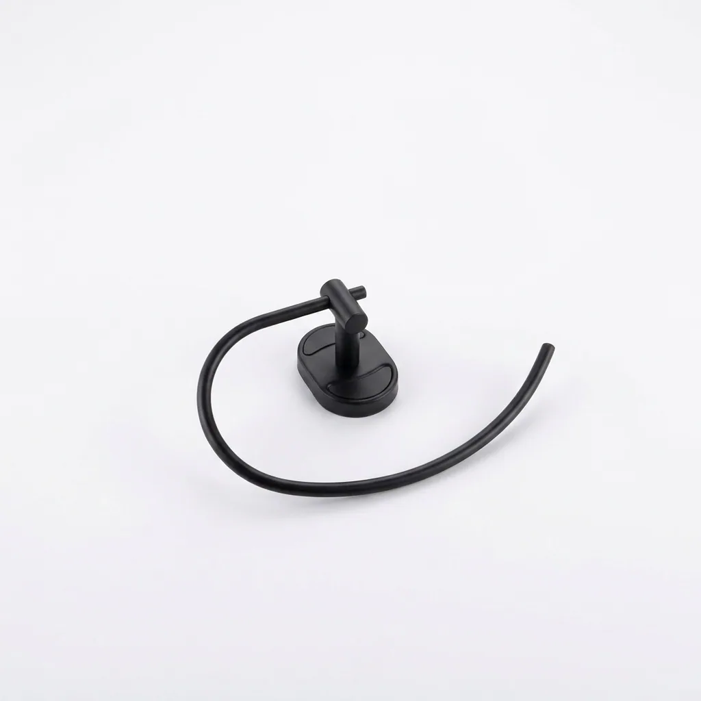 Держатель для полотенец ALROSSA P2904-1B, черный матовый