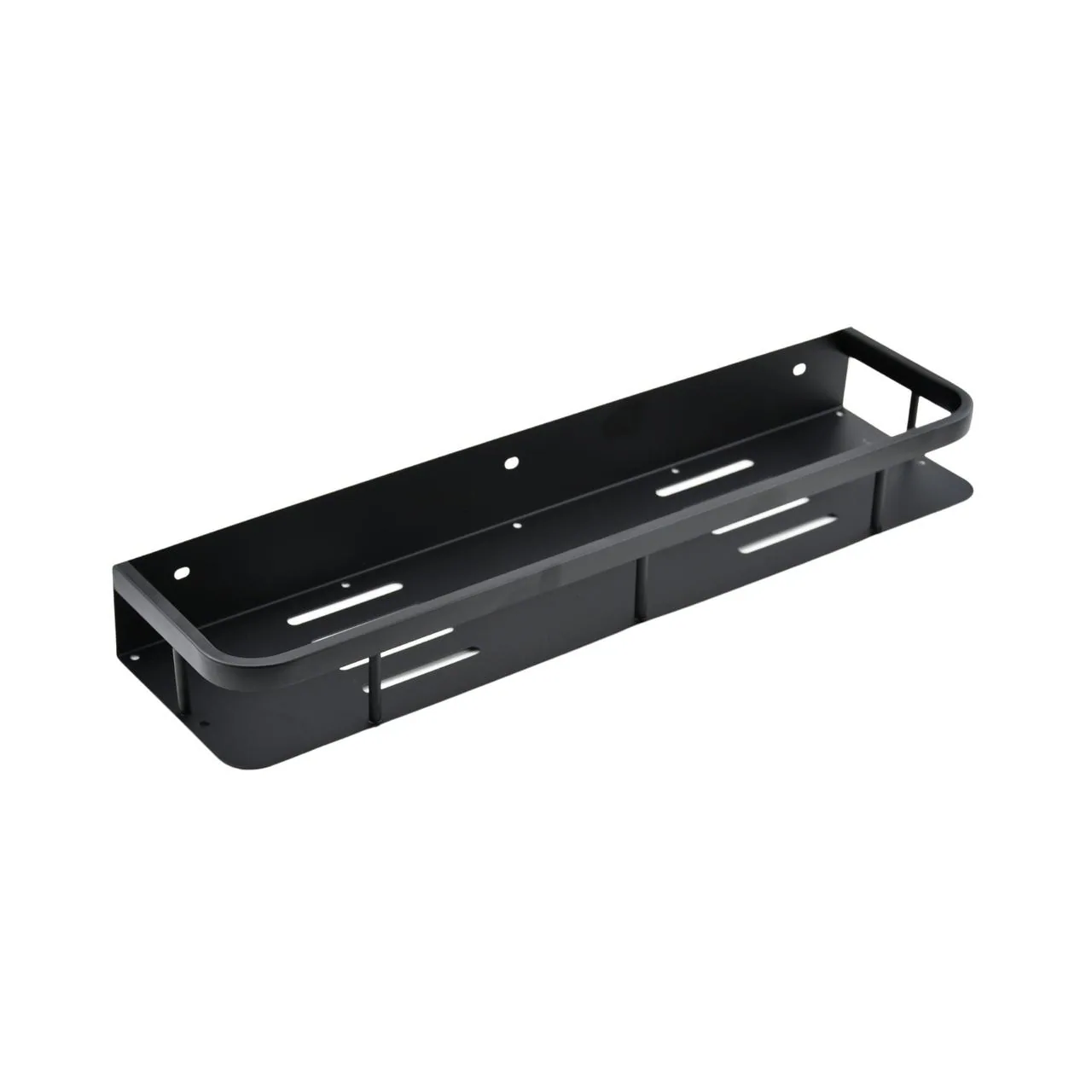 Полка для ванной Gloria PL012 50 см, черный матовый