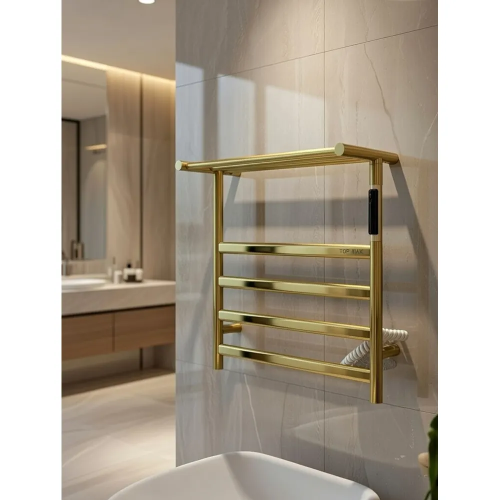 Полотенцесушитель электрический DR9025 49×55 см, золото - Фото 1