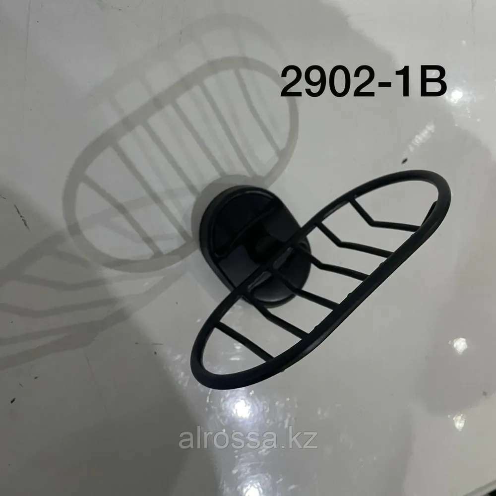 Мыльница ALROSSA P2902-1B, черный матовый