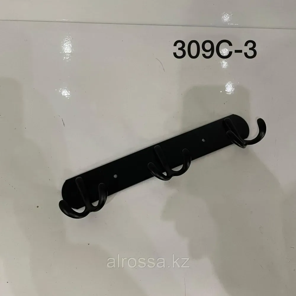 Крючок ALROSSA 304-3C, черный матовый