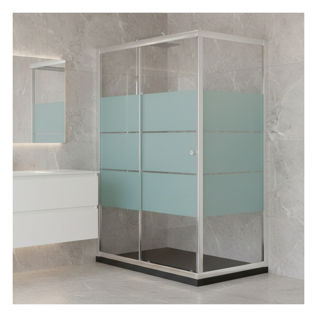 Душевое ограждение Gloria BG121A 120×80×190 см, стекло 5 мм