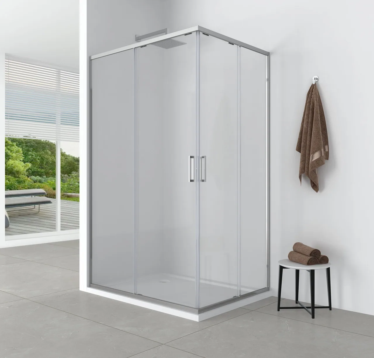 Душевое ограждение Gloria BG506C12090L 120×90×185 см, стекло 6 мм
