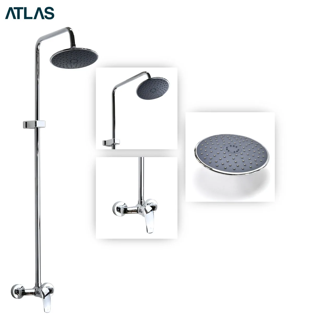 Душевая система Atlas Gumala, хром