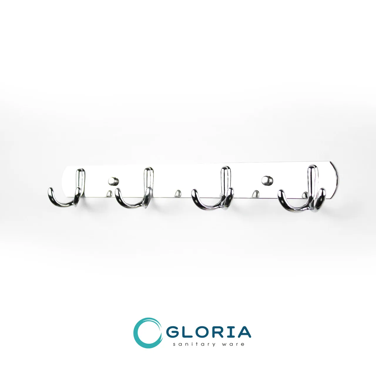 Крючок Gloria GL104, хром - Фото 2